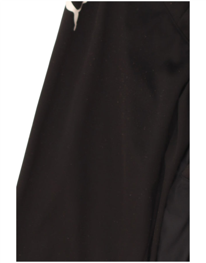 PUMA Mens Hooded Rain Jacket UK 38 Medium Black Polyester