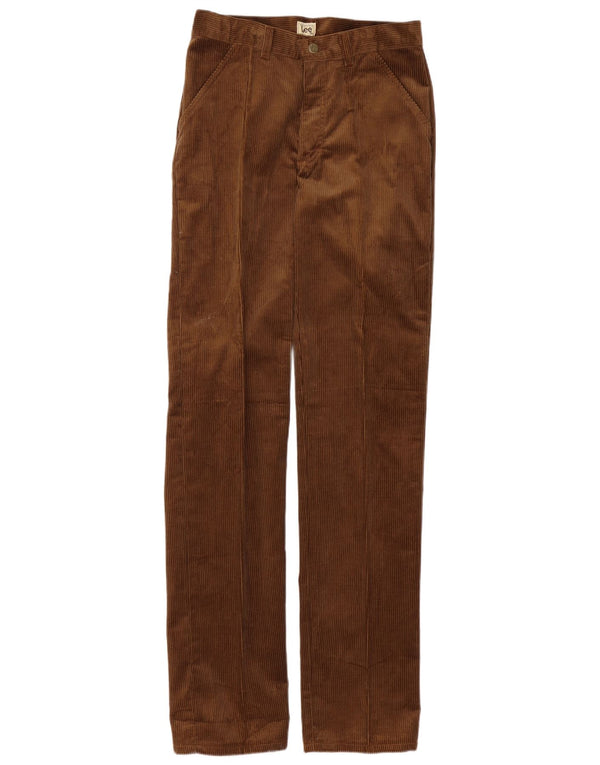Pantalones rectos de pana Lee para hombre W30 L36 Algodón marrón