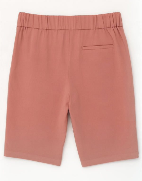 Marks & Spencer Bermudas para mujer UK 12 Medium W30 Poliéster rosa