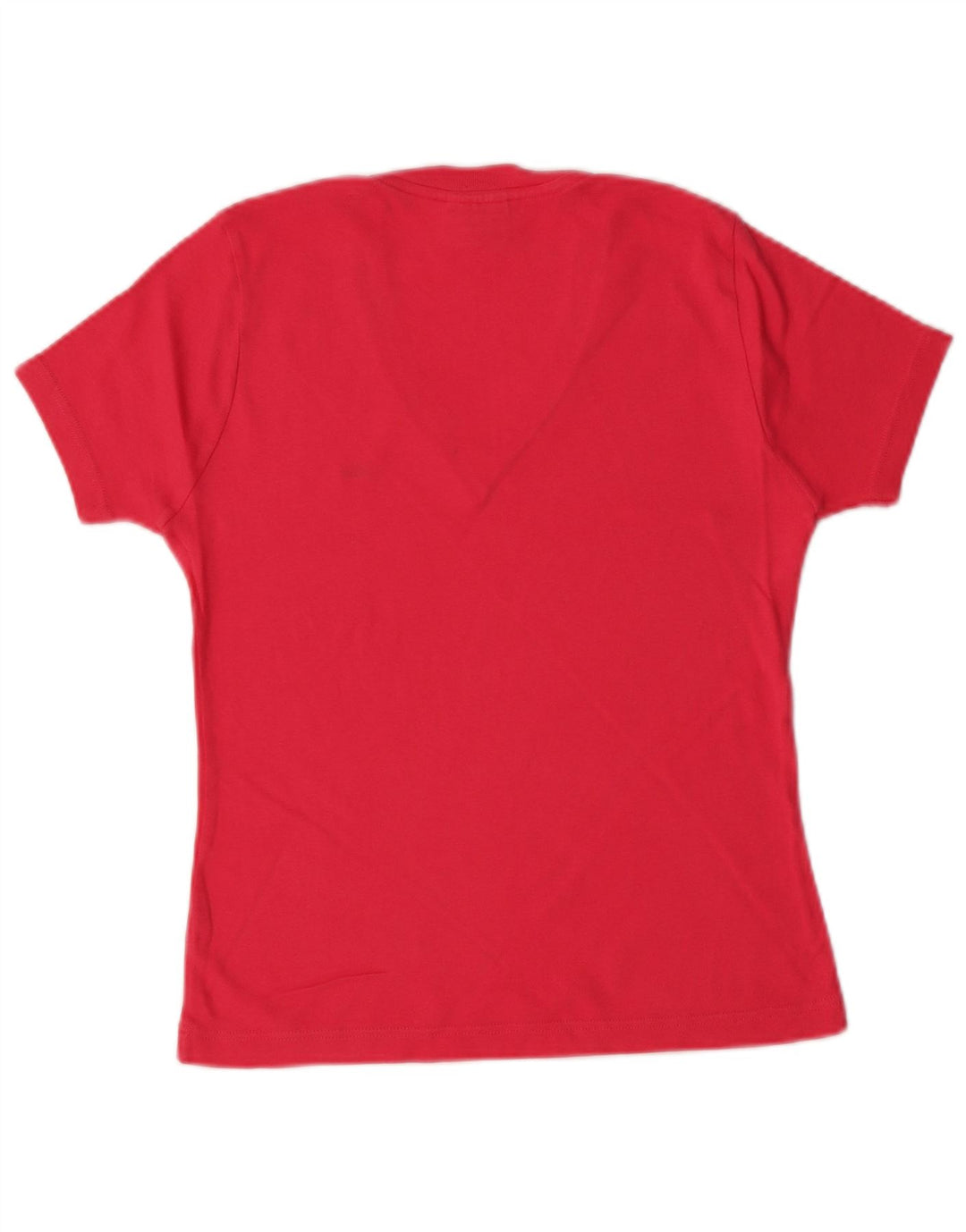 LACOSTE Camiseta Mujer Top Talla 42 Grande Rosa Algodón