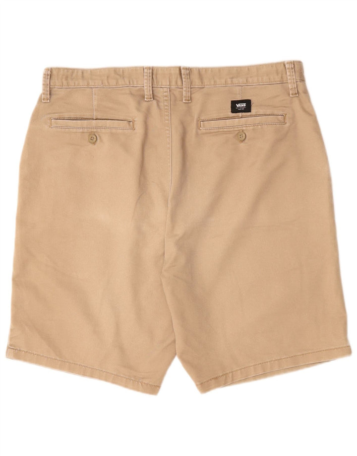 Vans Mens Chino Shorts W36 Grande Algodón Beige