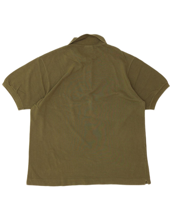 LACOSTE Polo para hombre talla 5 grande algodón caqui