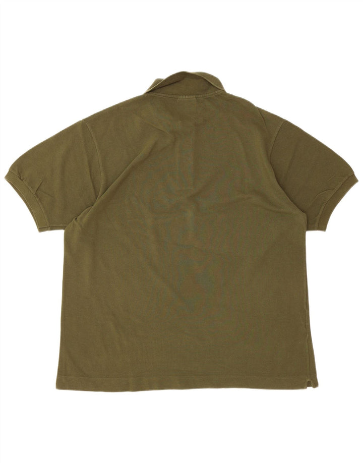 LACOSTE Polo para hombre talla 5 grande algodón caqui
