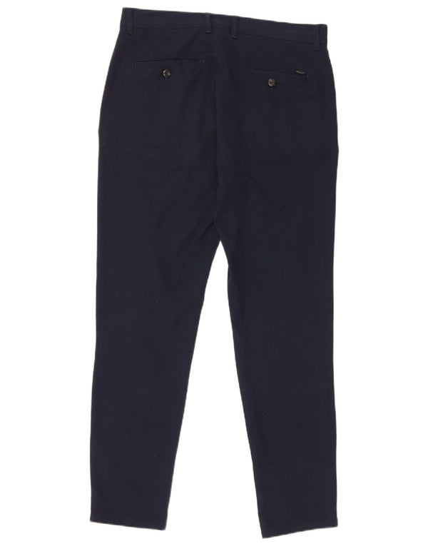 Zara Mens Slim Chino Pantalones EU 40 Medium W31 L29 Azul Marino