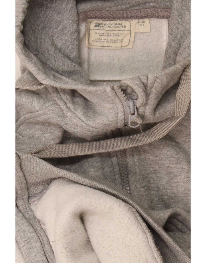 Suéter con capucha y cremallera para mujer de Mountain Warehouse UK 42 Gris medio moteado