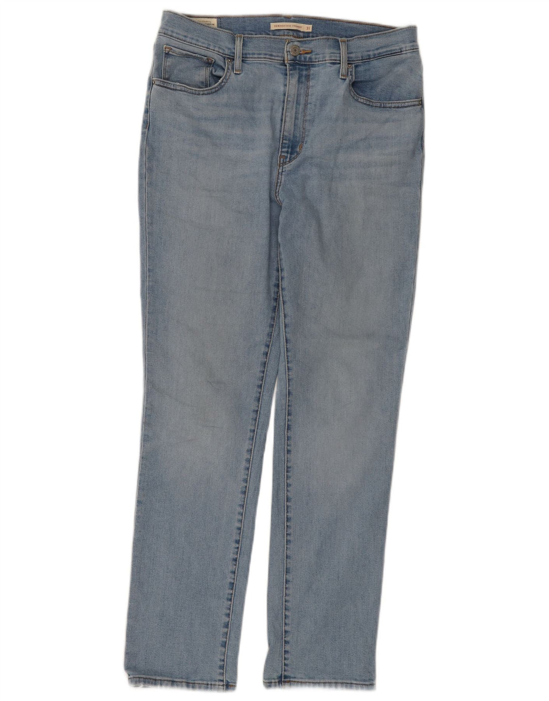 LEVI'S Jeans rectos de talle alto 724 para mujer W31 L30 Algodón azul