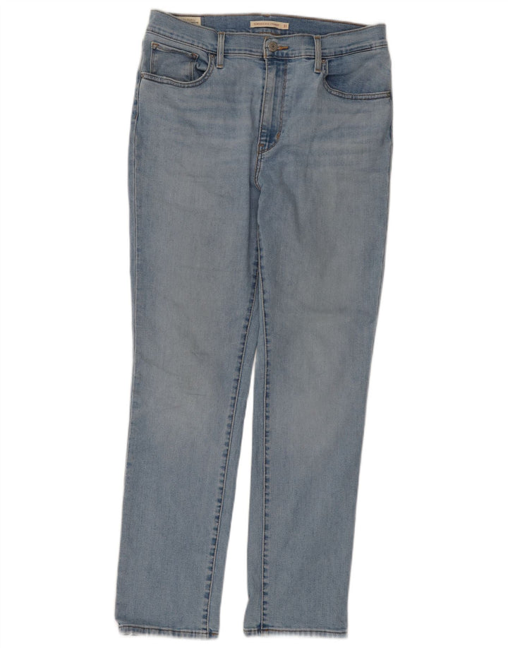 LEVI'S Jeans rectos de talle alto 724 para mujer W31 L30 Algodón azul