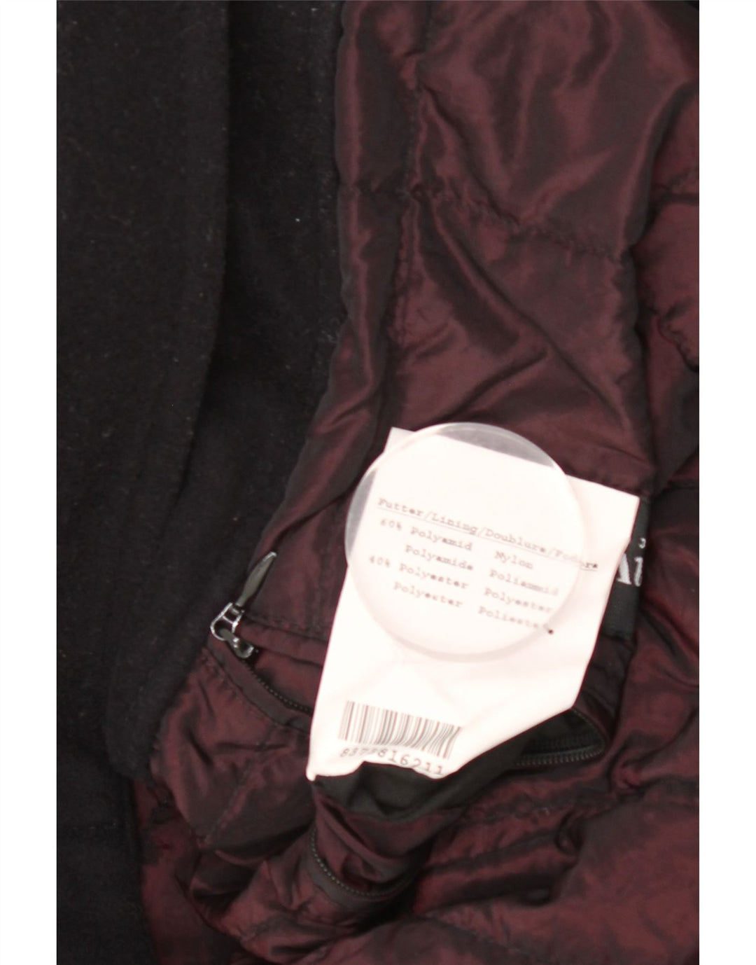 Bugatti Abrigo para hombre UK 42 XL Lana negra