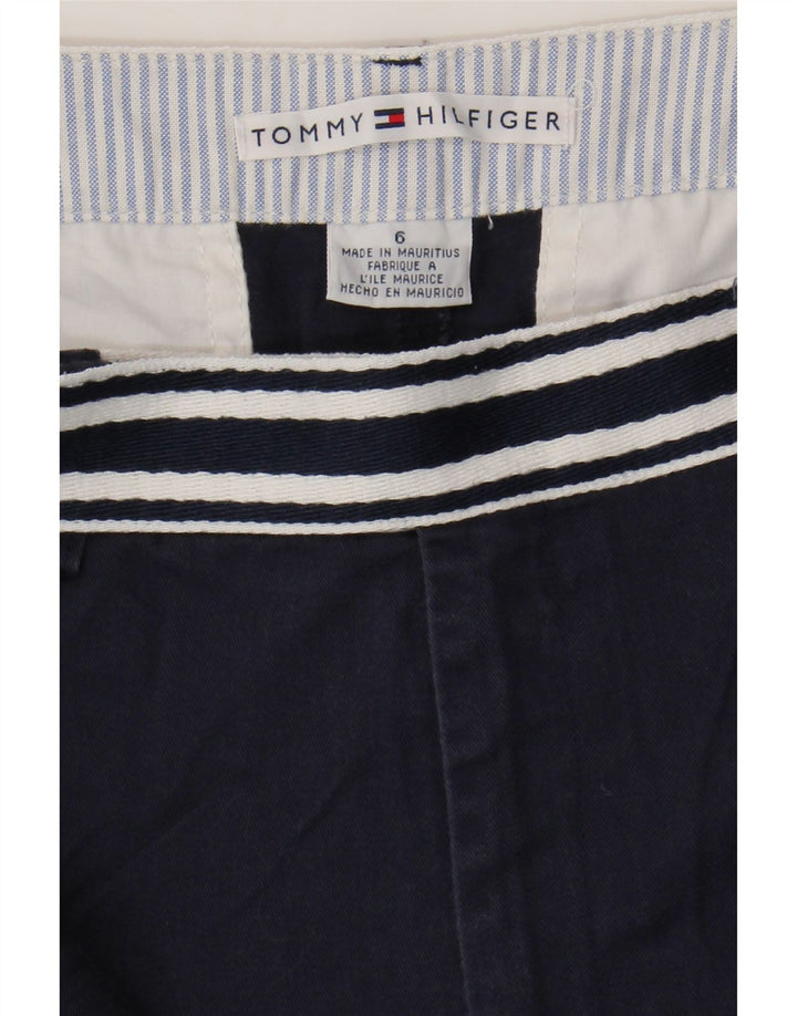 TOMMY HILFIGER Pantalones cortos chinos para mujer US 6 Medium W30 Azul marino
