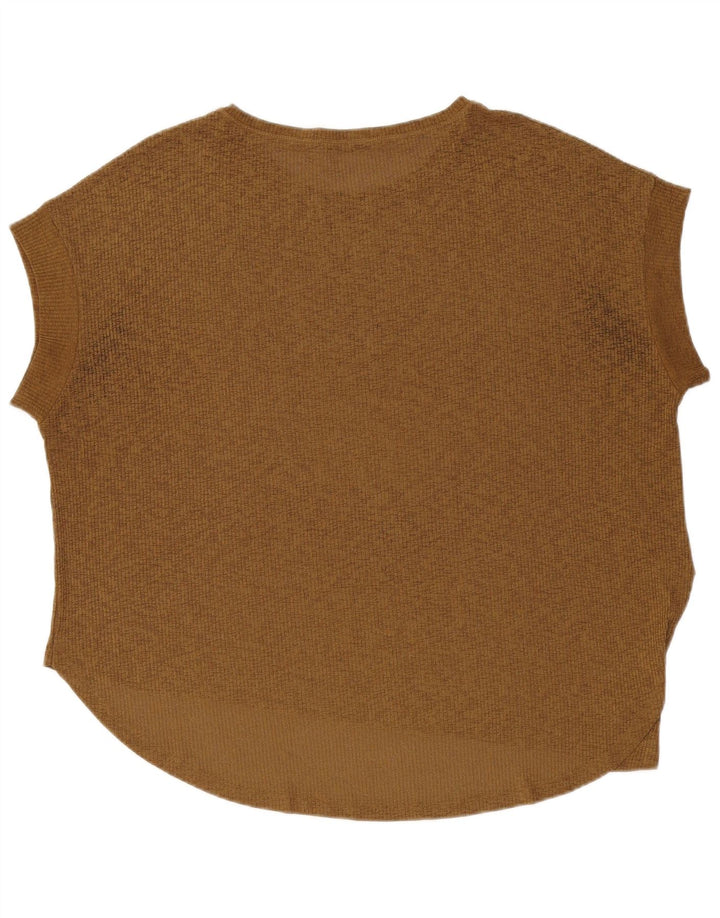 Zara Blusa Asimétrica De Gran Tamaño para Mujer UK 46 Large Khaki
