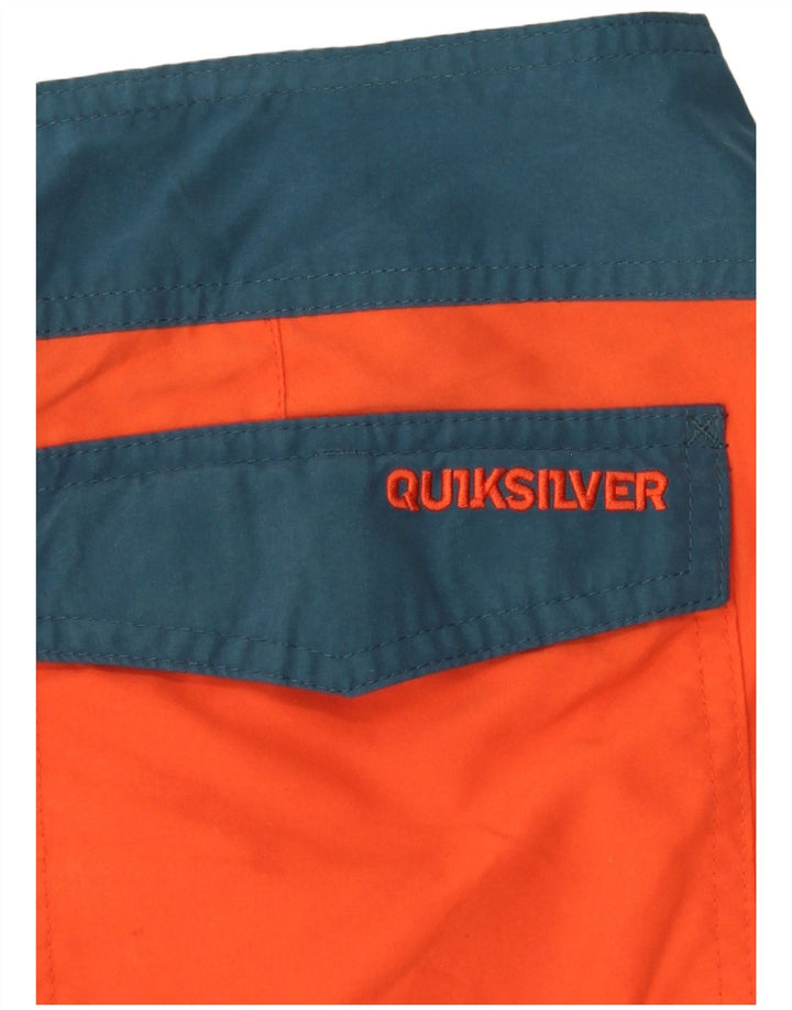 QUIKSILVER Bañador para hombre, talla grande, color naranja