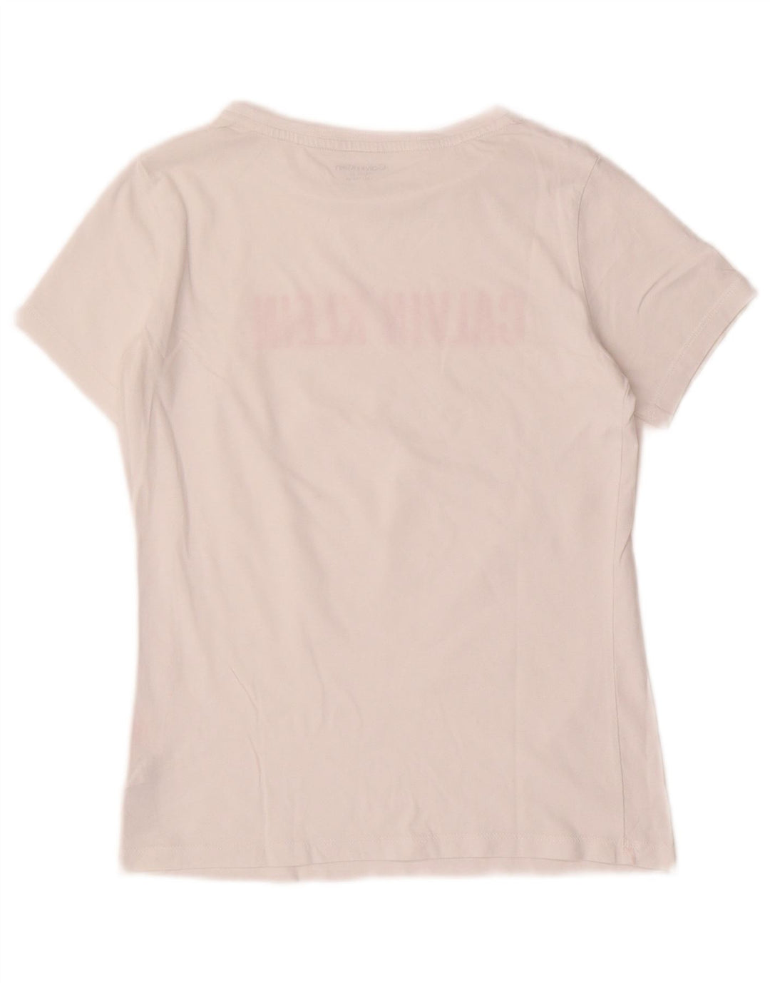 CALVIN KLEIN Camiseta estampada para niña 12-13 años Blanco Algodón