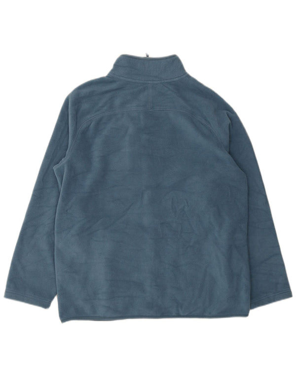 Marks & Spencer Chaqueta polar para hombre UK 38 Poliéster azul medio