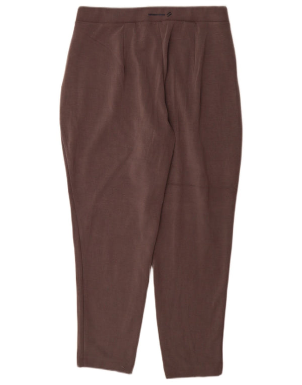 Superdry Pantalones Cortos Tapered Para Mujer UK 44 Large W34 L27 Gris Modal