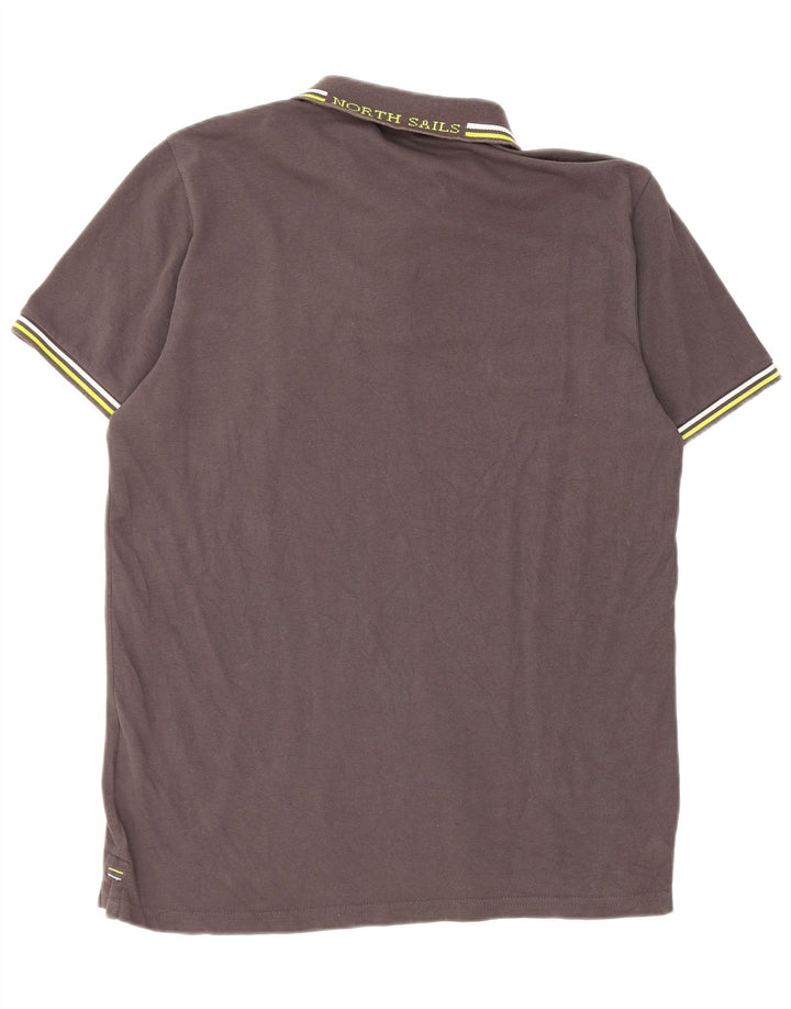 Polo North Sails Hombre Algodón Gris Medio