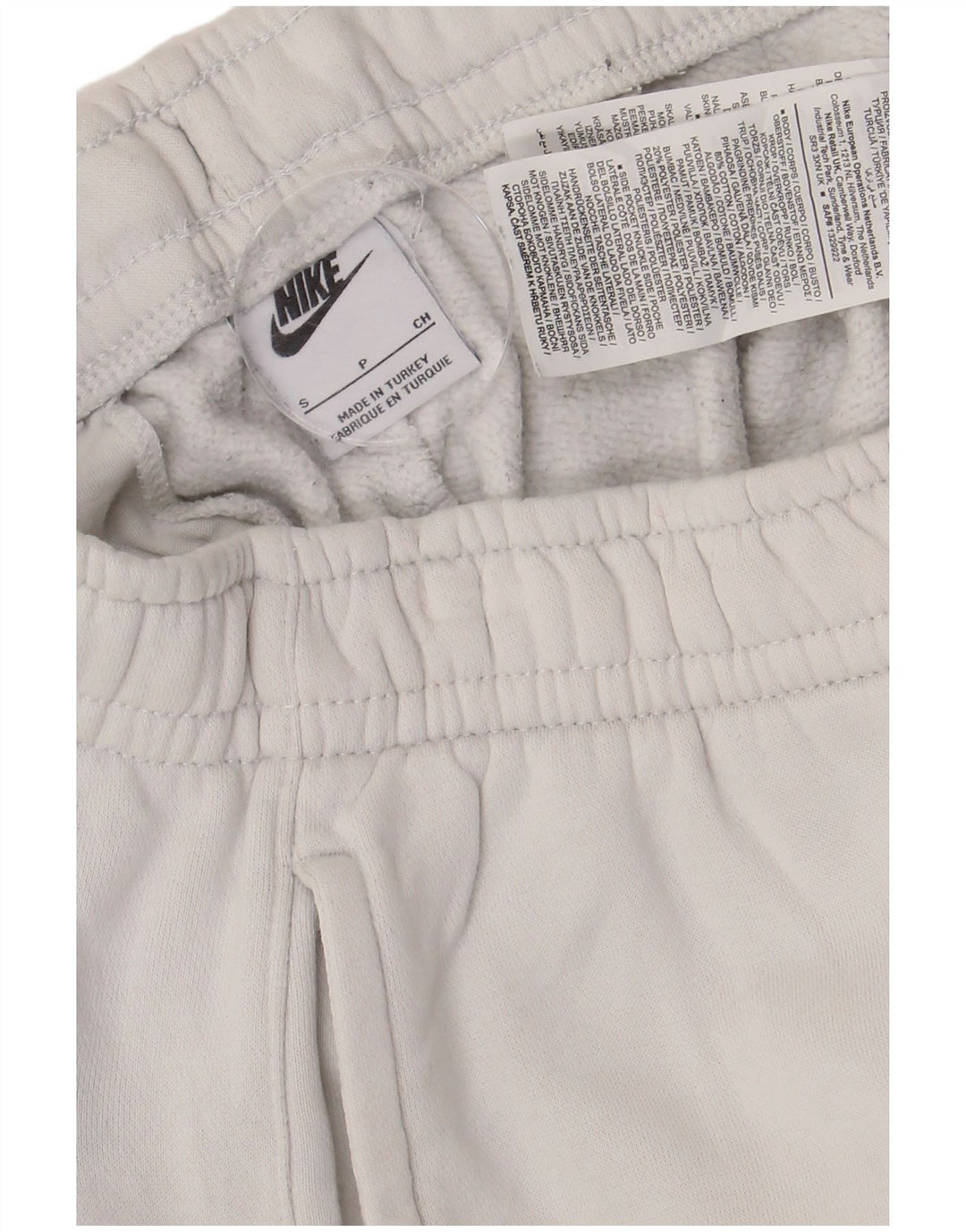 Nike Hombre Pantalones De Chándal Gráfico Joggers Pequeño Algodón Blanco