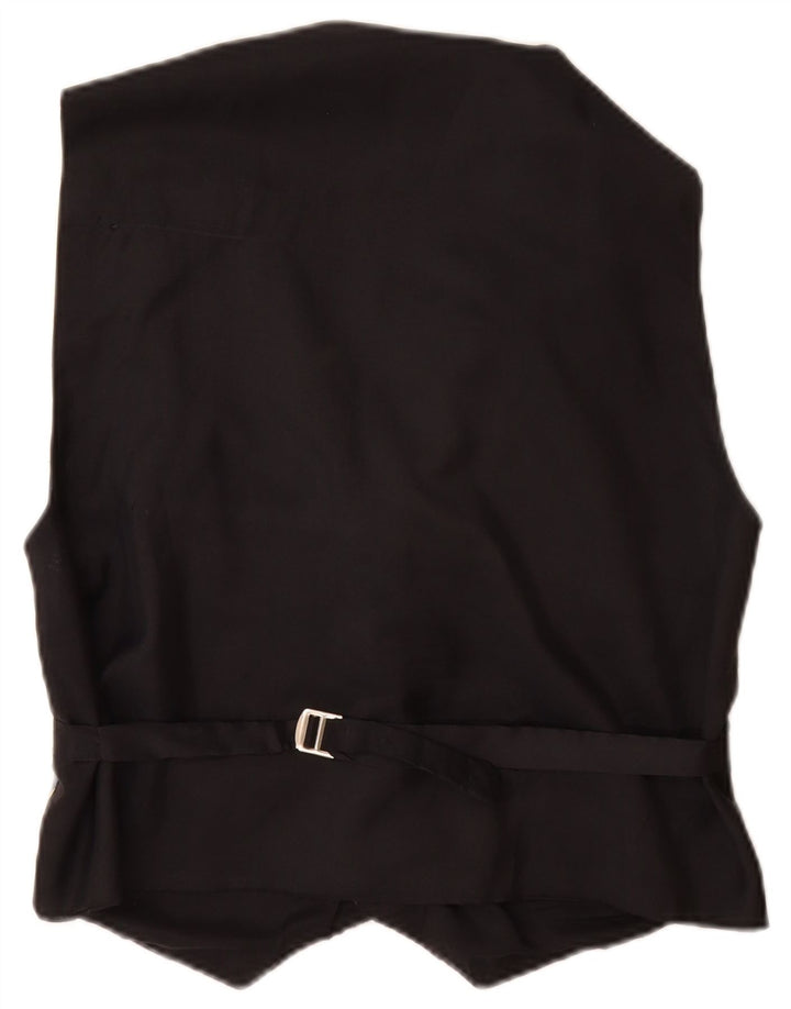 Chaleco vintage para hombre XS algodón geométrico multicolor