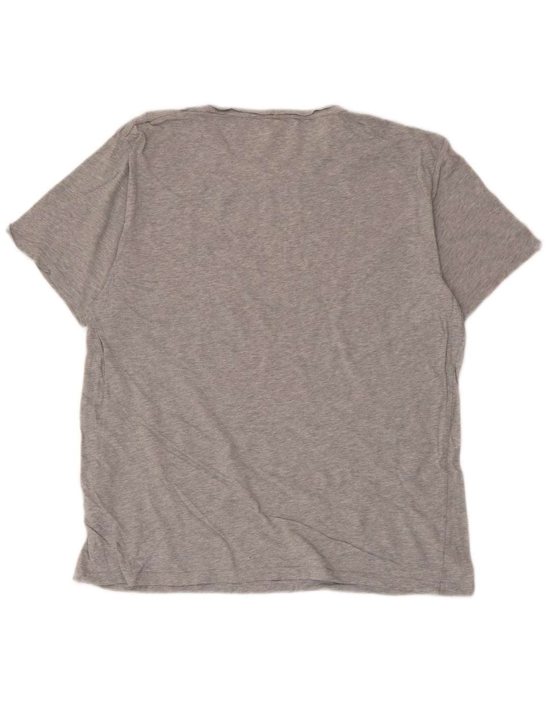 All Saints - Camiseta ajustada para hombre, talla grande, algodón gris
