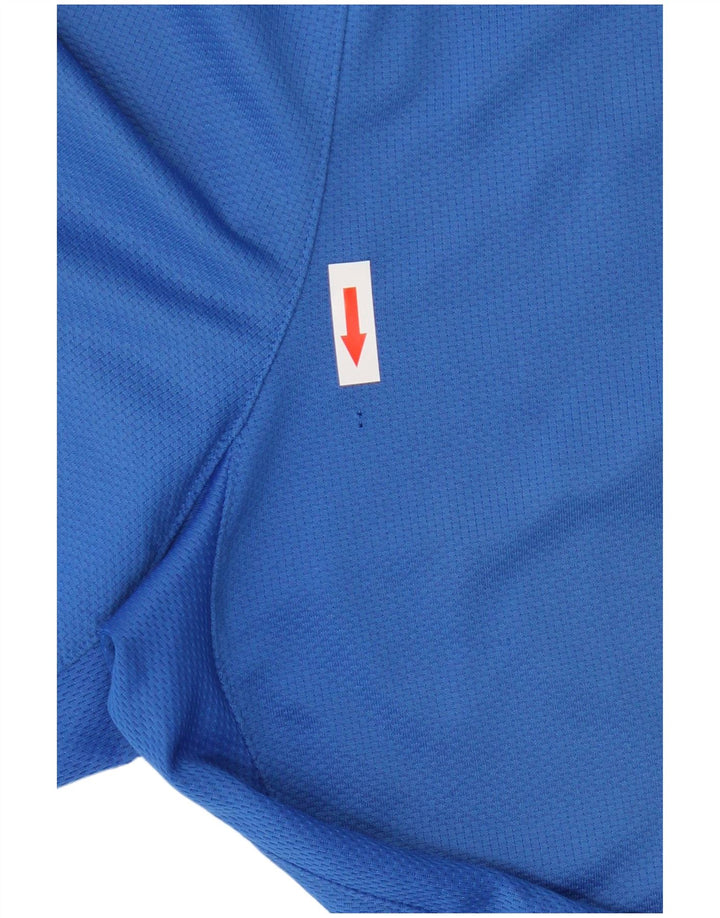 Nike - Pantalones cortos deportivos Dri Fit para hombre, poliéster azul grande