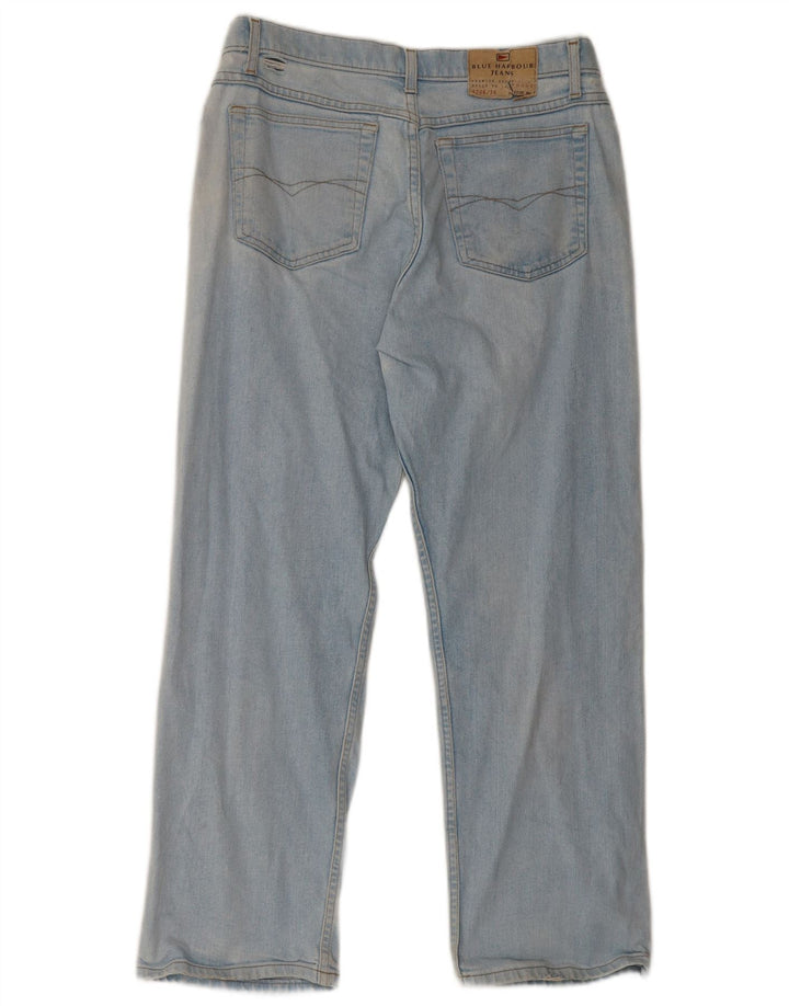 Marks & Spencer Vaqueros de pierna ancha para mujer W34 L29 Algodón azul