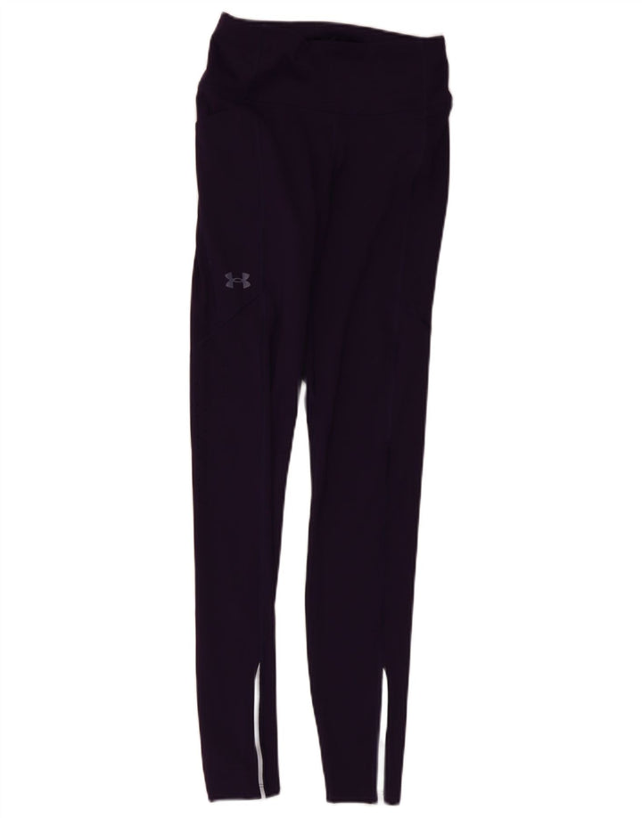 Under Armour Leggings para mujer UK 4 XS Púrpura Poliéster