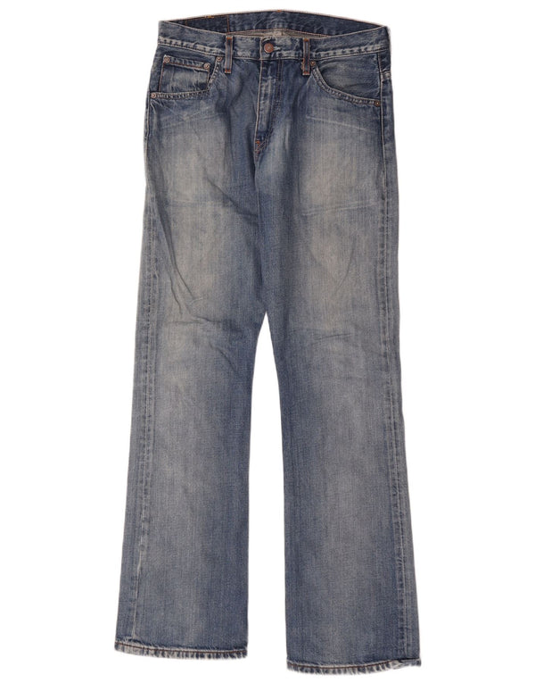 Levi's Hombre 507 Slim Bootcut Jeans W31 L34 Algodón Azul
