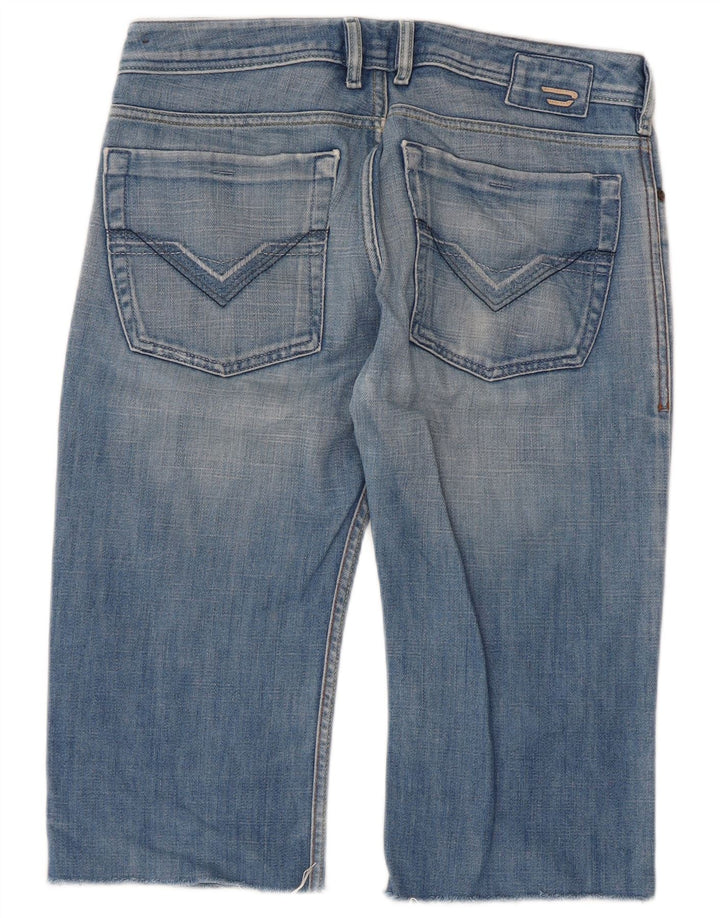 Pantalones Cortos De Mezclilla Diesel Hombre W30 Algodón Azul Medio