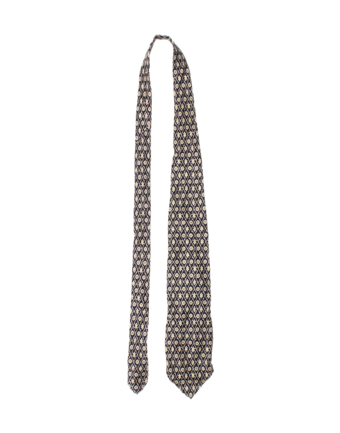 Corbata Trussardi para hombre talla única azul floral seda clásica