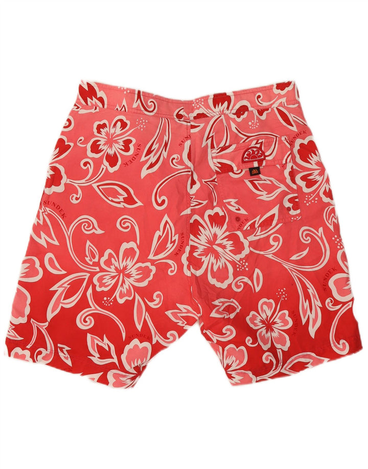Bañador Sundek Hombre Grande Rosa Floral