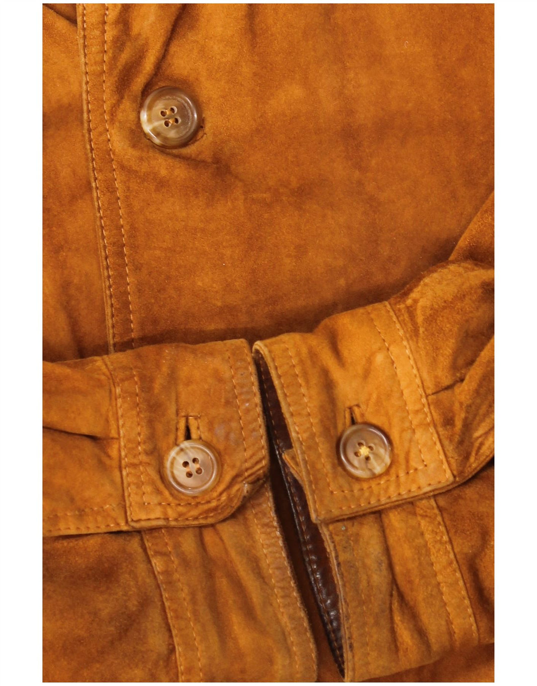 Kapraun Chaqueta Bomber de Ante para Hombre UK 42 XL Marrón