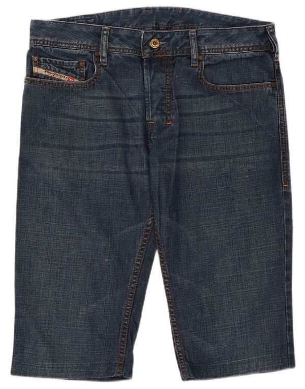 Diesel Mens Denim Shorts W31 Medium Blue Cotton