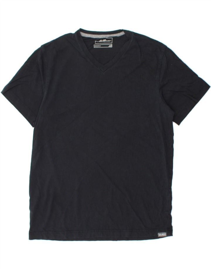 EDDIE BAUER Mens T-Shirt Top Medium Black Cotton Vintage Eddie Bauer and Second-Hand Eddie Bauer from Messina Hembry 
