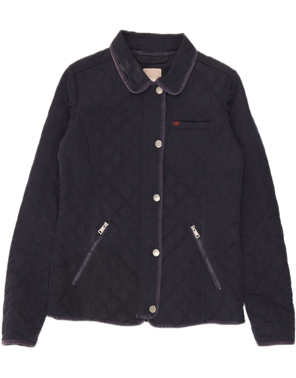 Napapijri Chaqueta acolchada para mujer UK 46 Grande Poliéster azul marino