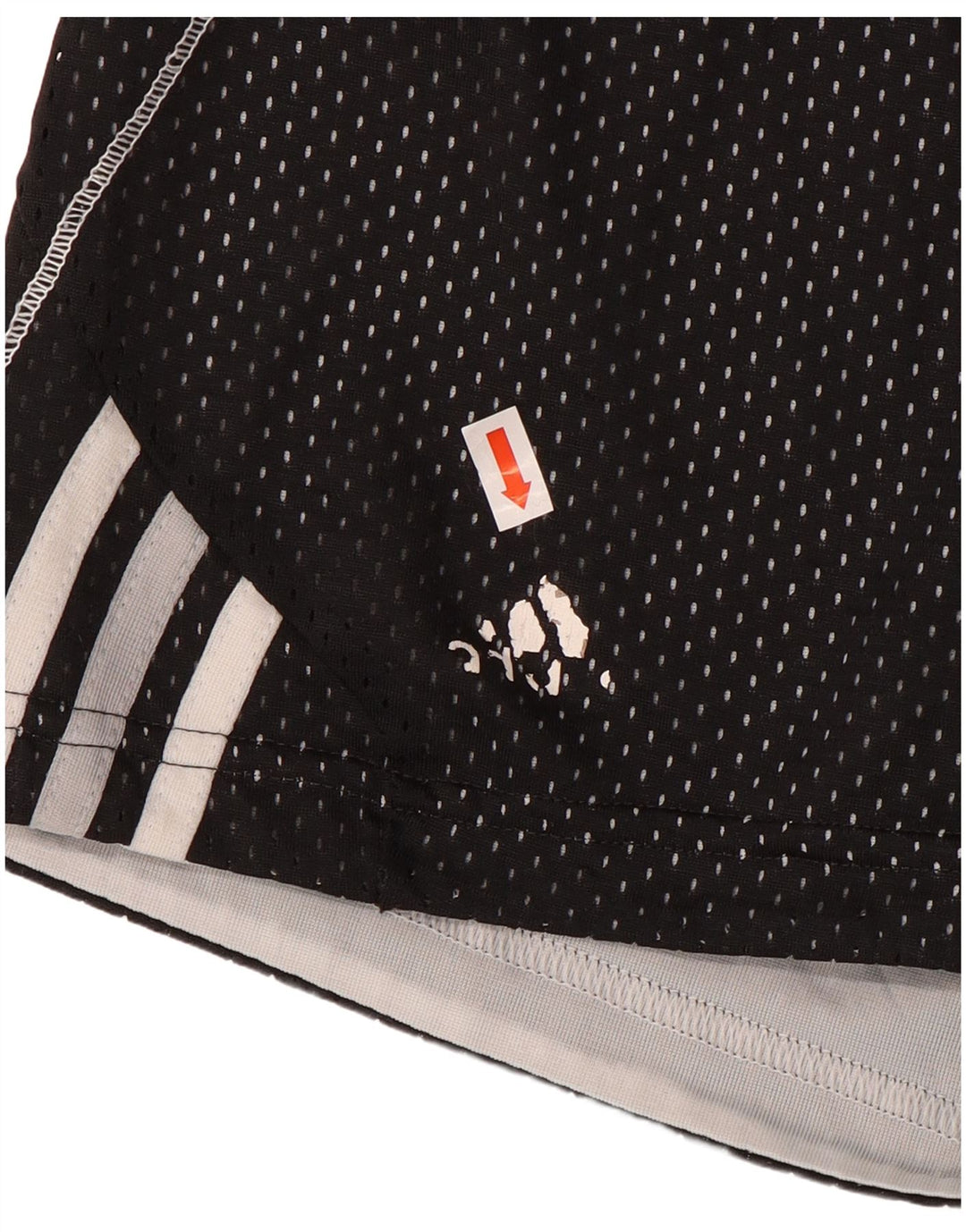 ADIDAS Pantalones cortos deportivos para mujer UK 44 Mediano Negro Poliéster
