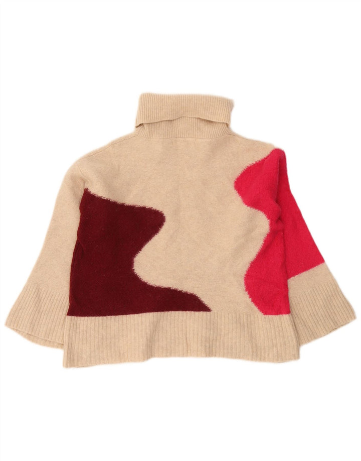Jersey con cuello vuelto para mujer de White Stuff, talla S, color beige