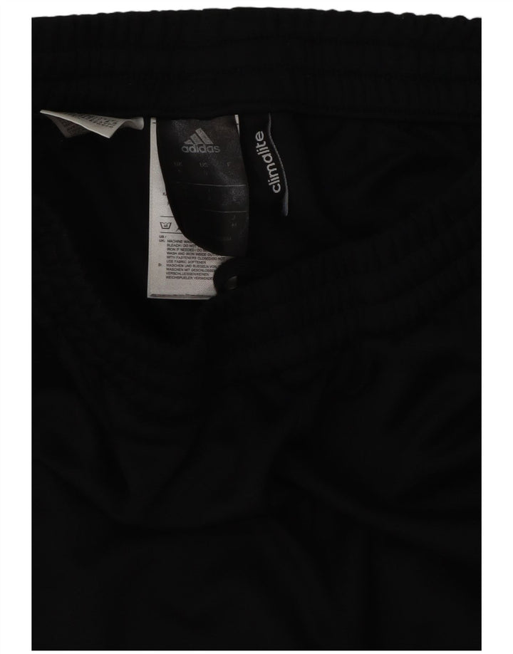 Adidas Mens Climalite Chándal Pantalones Pequeños Negro Poliéster