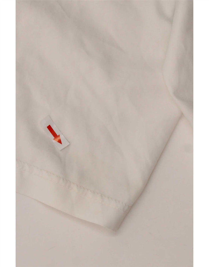 Asics - Pantalones cortos deportivos para hombre, tamaño grande, color blanco, poliéster