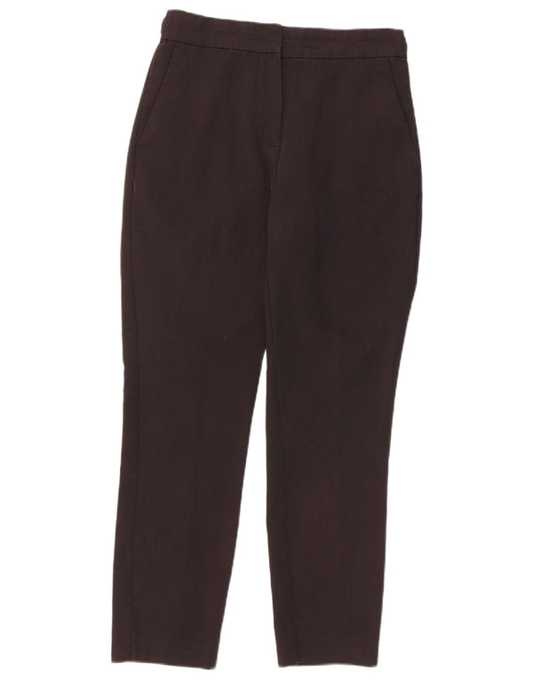 Zara Mujer Pantalones Chinos Slim Fit Pequeño W26 L26 Negro