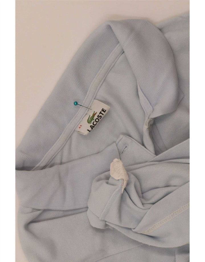 Polo corto Lacoste para mujer talla 44 algodón azul grande