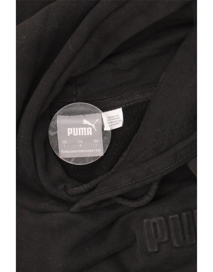 PUMA Jersey con capucha de gran tamaño para mujer Reino Unido 46 Grande Negro