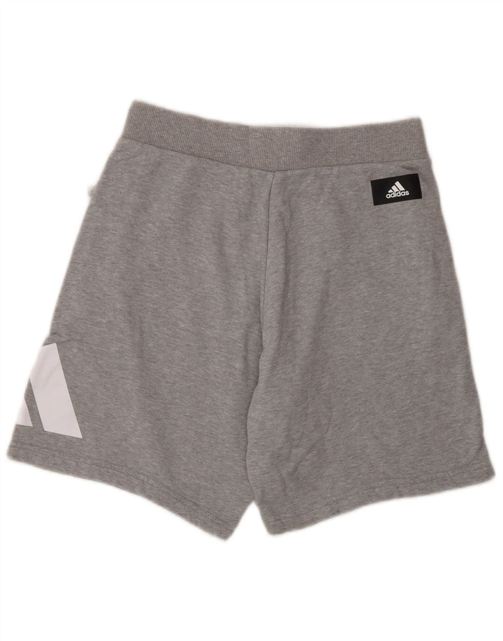 Adidas Mens Graphic Sport Shorts Pequeño Gris