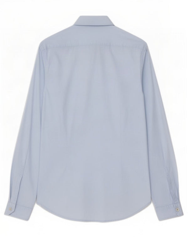 Camisa Replay Regular Fit Azul Medio