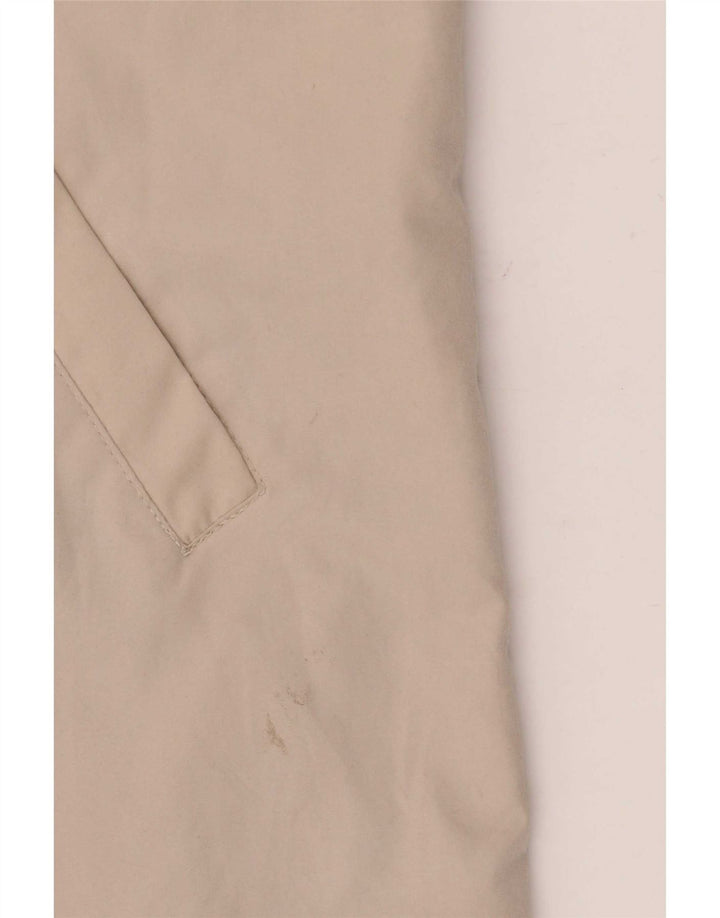 Armani Jeans Chubasquero con capucha para hombre IT 52 XL Poliéster beige