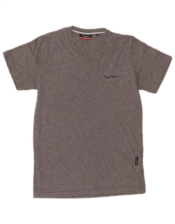 PIERRE CARDIN Camiseta Hombre Top XS Gris Poliéster