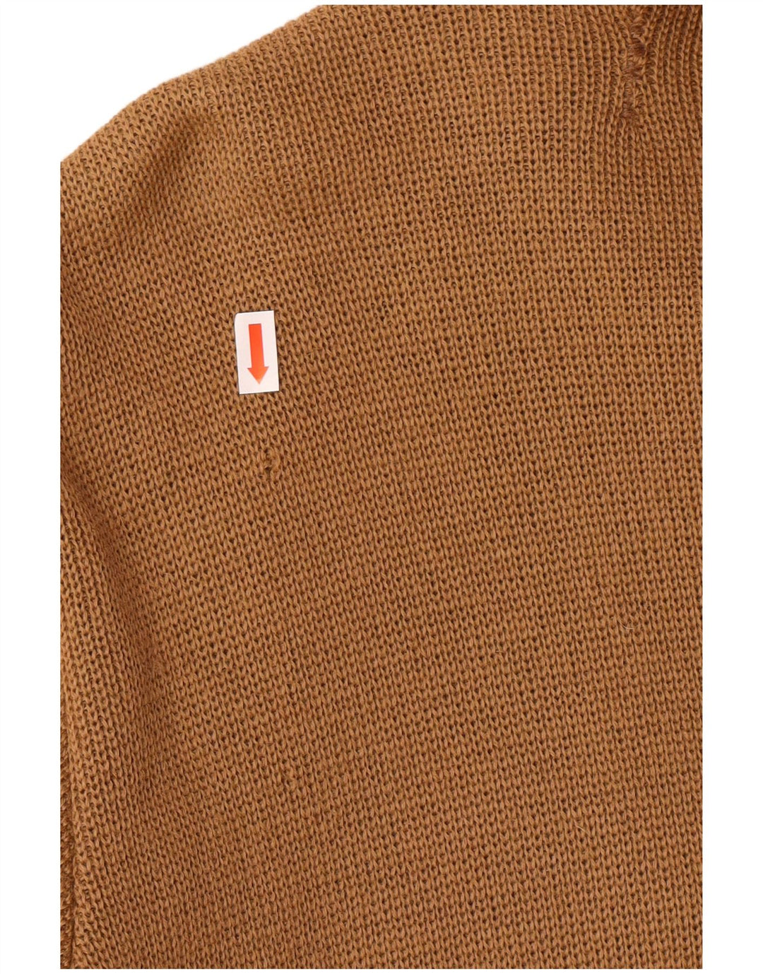 VINTAGE Suéter cárdigan para hombre IT 54 XL Lana marrón