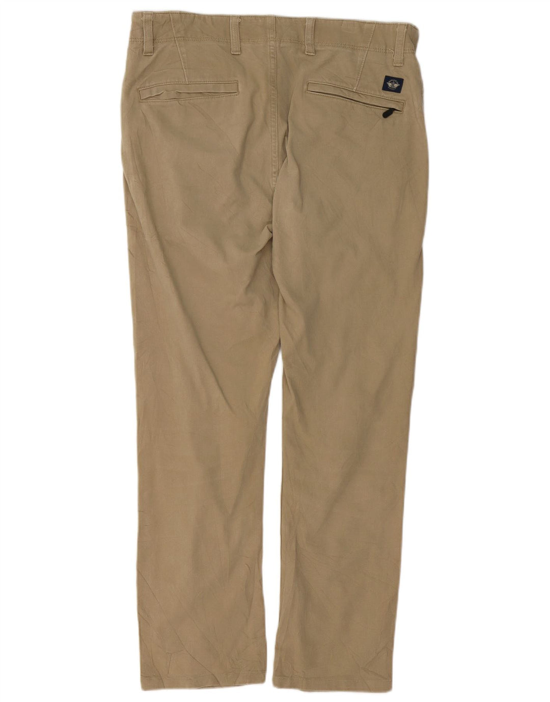 DOCKERS Pantalones chinos ajustados para hombre W32 L28 Algodón caqui
