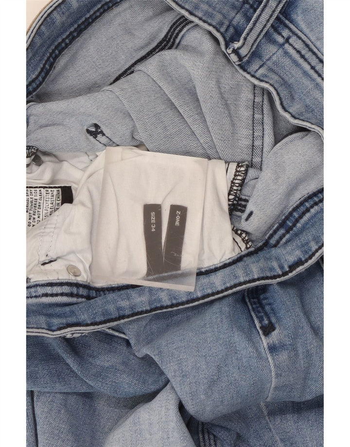 Vaqueros Lee Mujer Slim W34 L30 Algodón Azul