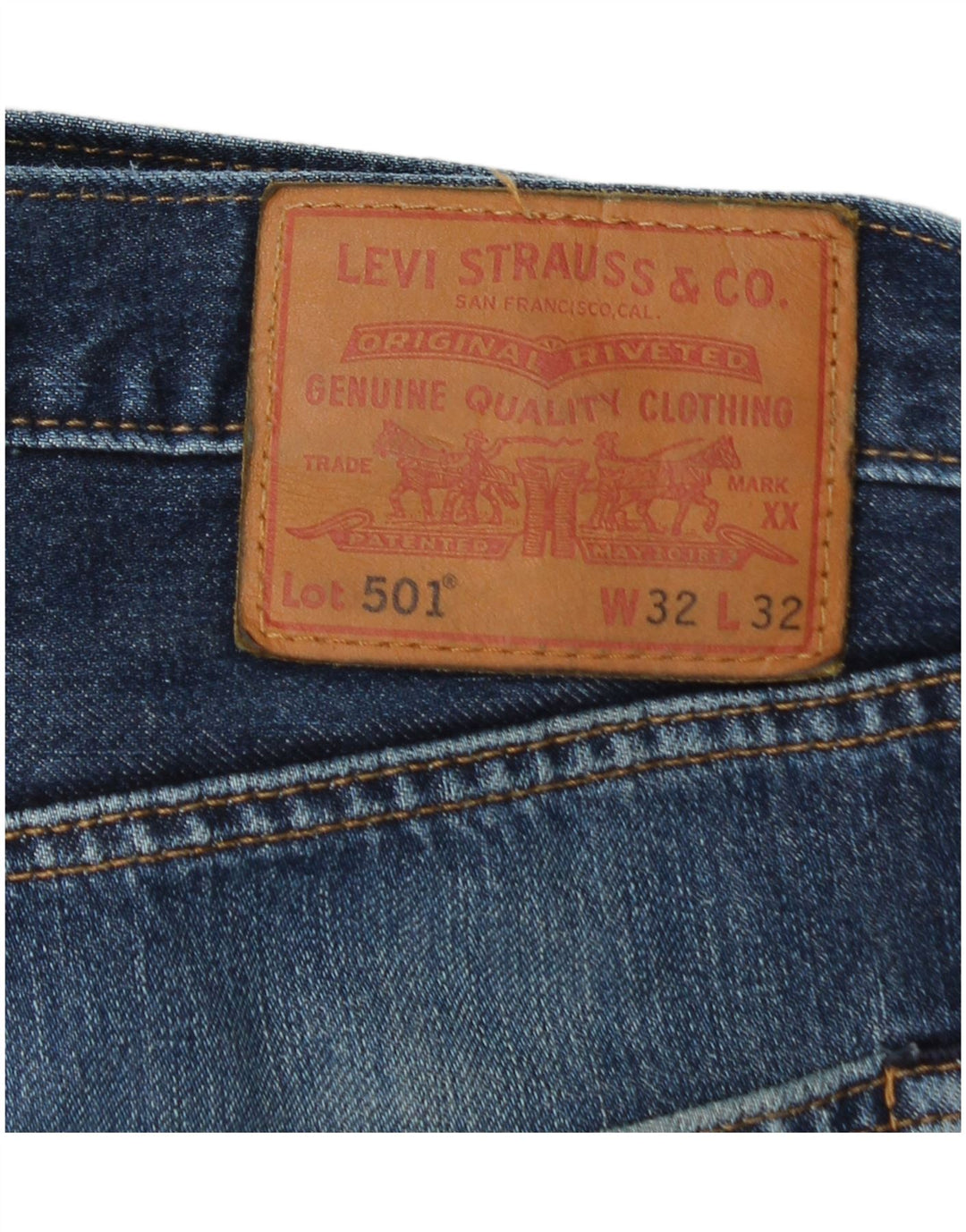 LEVI'S Falda Vaquera 501 para Mujer W32 Algodón Azul Grande