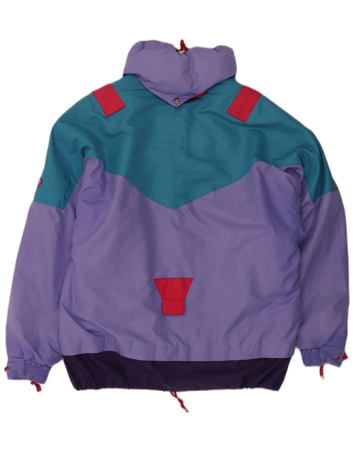 Degre 7 Chaqueta de esquí con capucha para hombre, talla 40, color morado