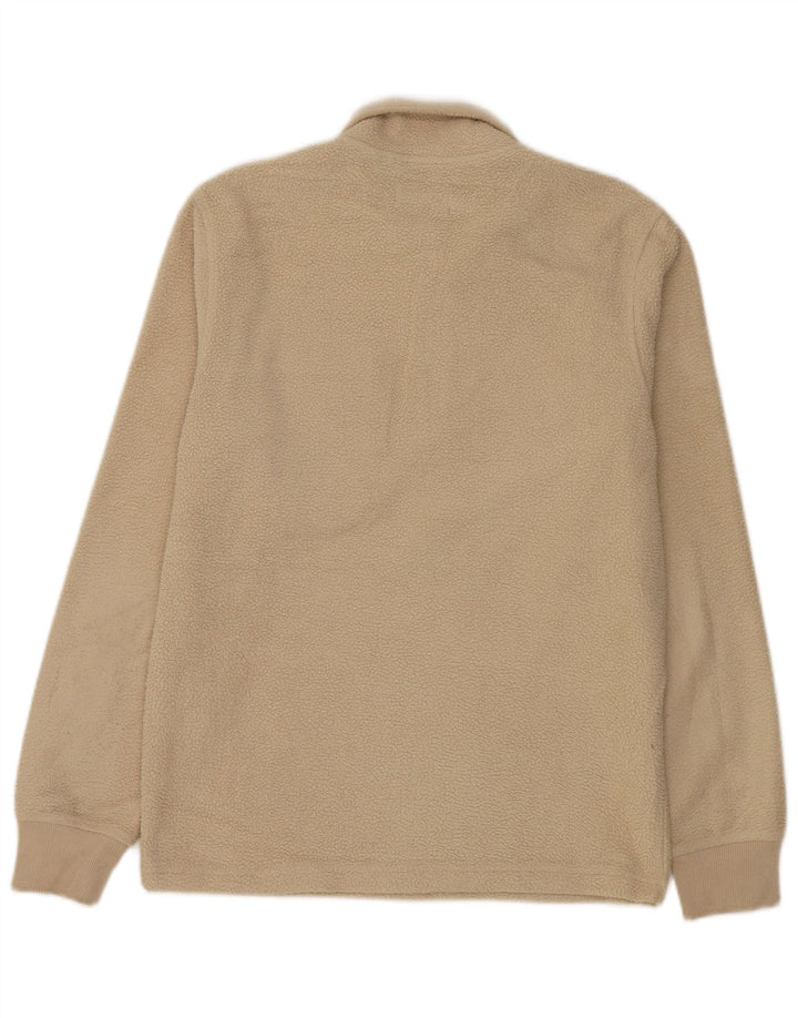 Jack & Jones Hombre Jersey De Forro Polar Con Cremallera Y Cuello Medio Poliéster Beige